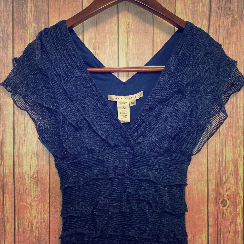 Max Studio Ruffle Dress - Picture 2 of 6